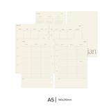 Refil Planner Datado 2026 |  A5