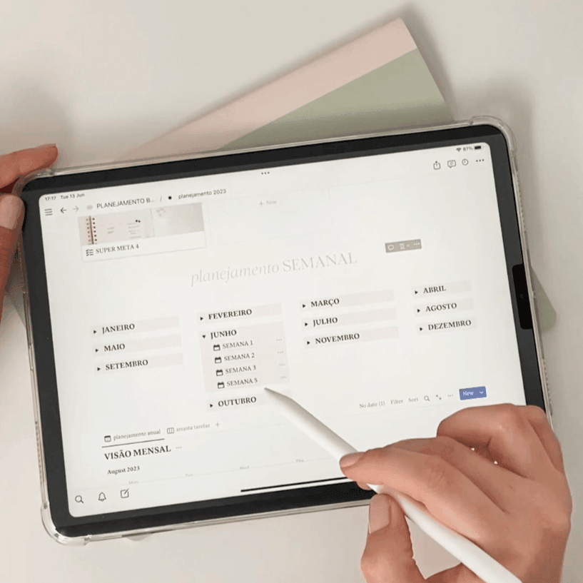 Template Notion Planejamento Básico│Download - Bee Mine