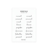 Adesivos Essentials