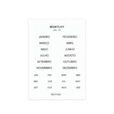 Adesivos Monthly