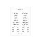 Adesivos Monthly