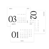 Mini Calendário 2025 | Pra baixar e Imprimir
