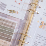 Kit de Refil Organizador Binder│Bolso duplo│A5 - Bee Mine