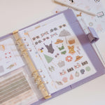 Kit de Refil Organizador Binder│Bolso duplo│A5 - Bee Mine