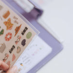 Kit de Refil Organizador Binder│Bolso duplo│A5 - Bee Mine