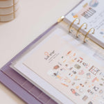 Kit de Refil Organizador Binder│Bolso duplo│A5 - Bee Mine