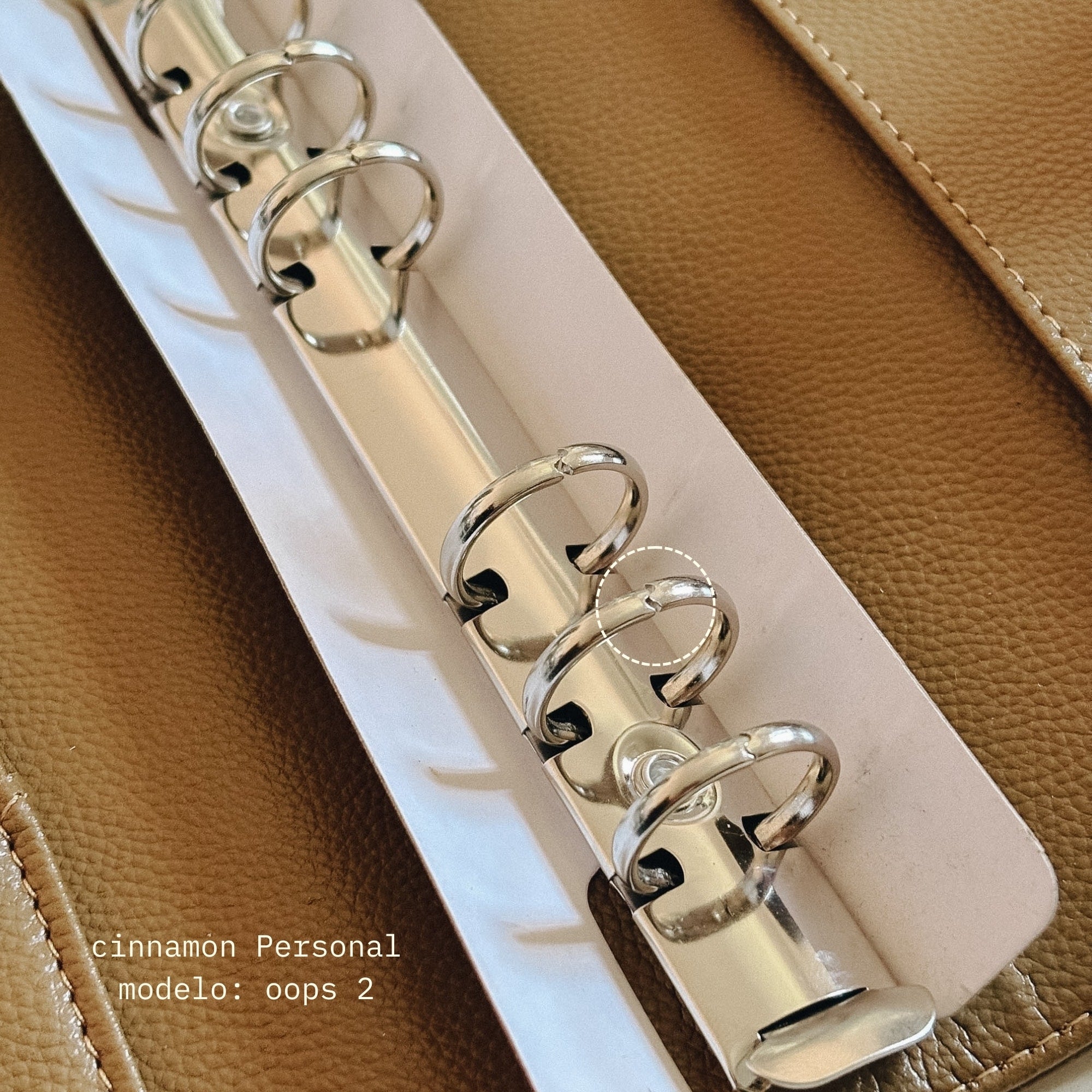 Capa Binder Argolado Personal Cinnamon | OOPS SALE
