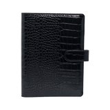 Capa Binder Argolado A5 | Croco Espresso
