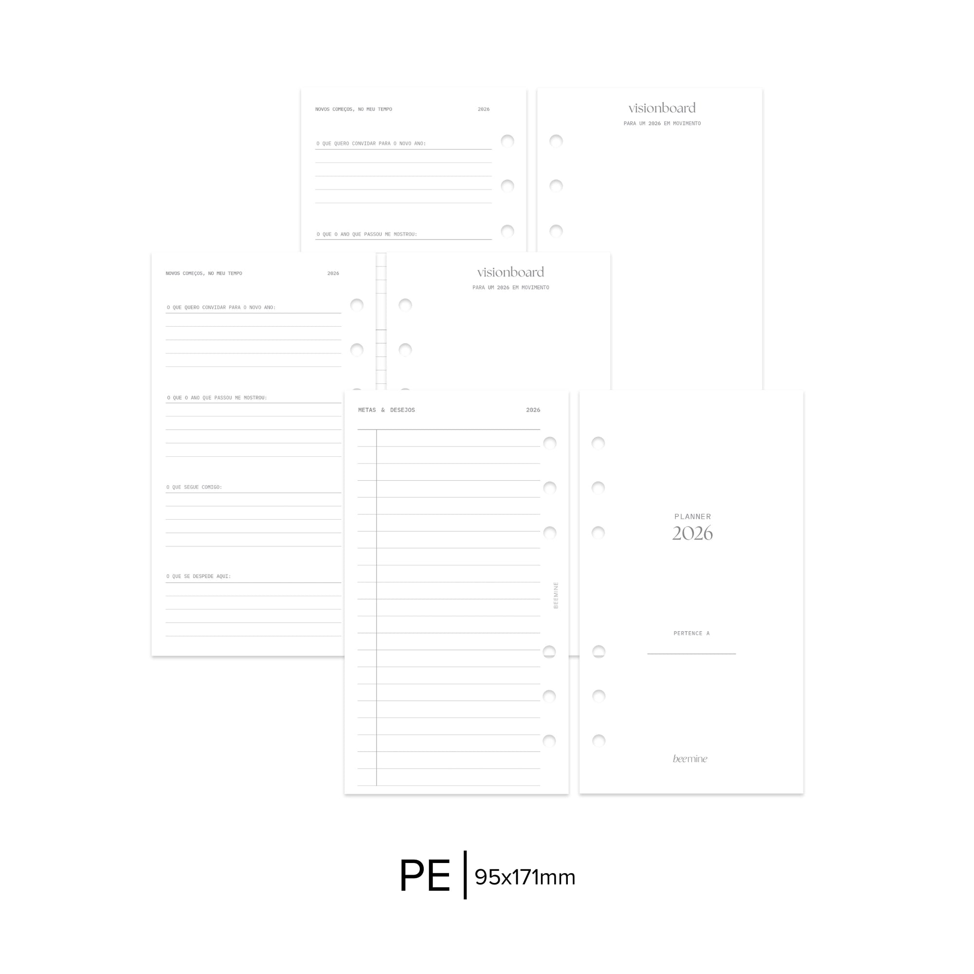 Folhas de abertura | Planner 2026