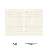 Planner Mensal Datado 2027 | Uma Página