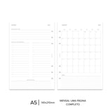 Planner Mensal Datado 2027 | Uma Página