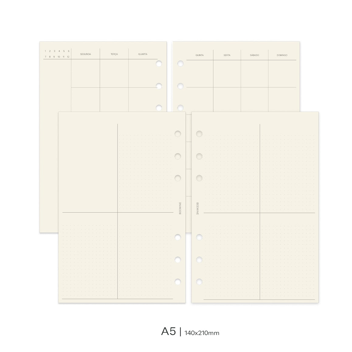 Insert Planner Permanente | Quadrante Clean