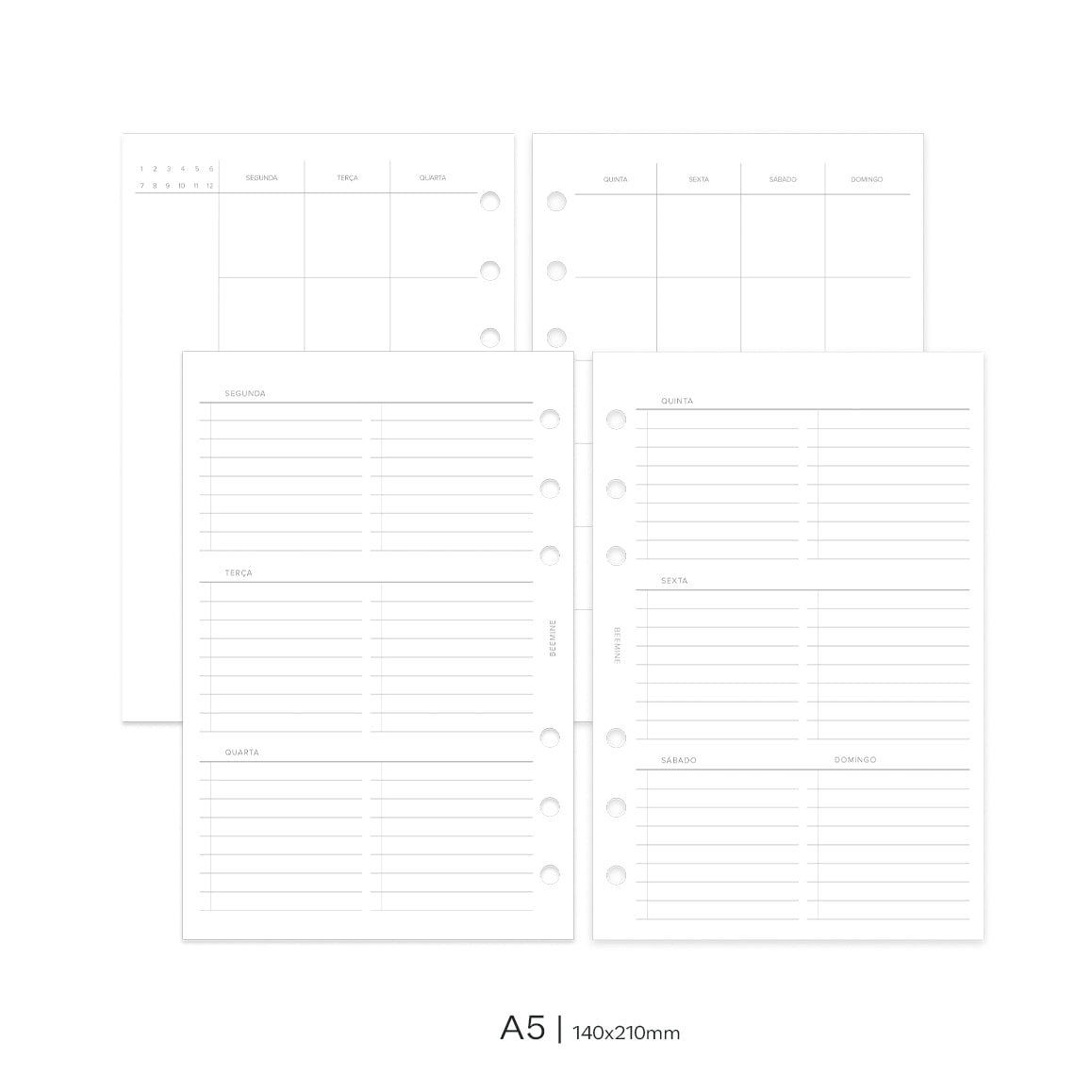 Insert Planner Permanente | Horizontal Check
