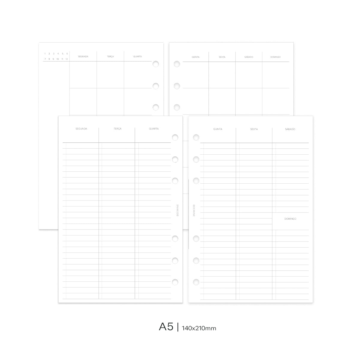 Insert Planner Permanente | Vertical Check
