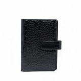 Capa Binder Argolado Personal Croco | Espresso