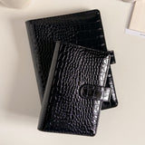Capa Binder Argolado Personal Croco | Espresso