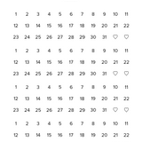 Adesivos Numbers