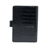 Capa Binder Argolado Personal Croco | Espresso