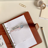 Capa Binder Argolado A5 | Croco Macchiato