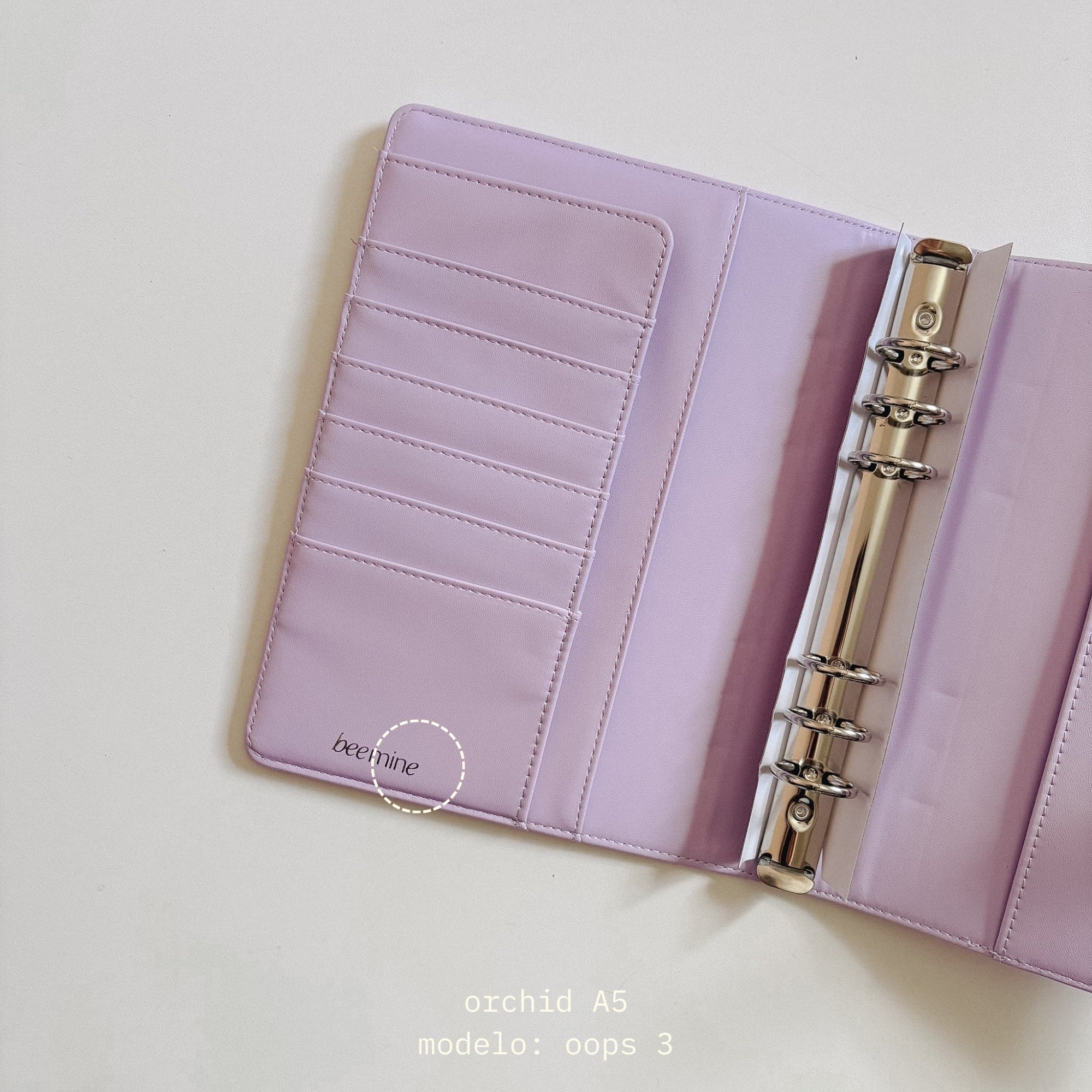 Capa Binder Argolado A5 Orchid | OOPS SALE