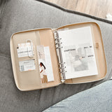 Capa Binder Argolado A5 com zíper | Toffee