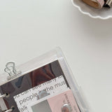 Capa Binder Argolado Clear Pocket | oops