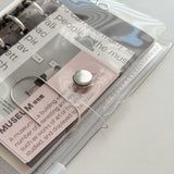 Capa Binder Argolado Clear Pocket | oops