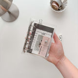 Capa Binder Argolado Clear Pocket | oops
