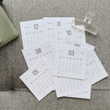 Kit Mini Calendário 2026