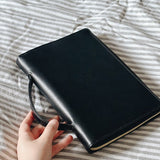 Capa Binder Argolado A5 com zíper | Espresso