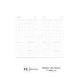 Planner Mensal Datado 2027 | Uma Página