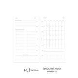 Planner Mensal Datado 2027 | Uma Página