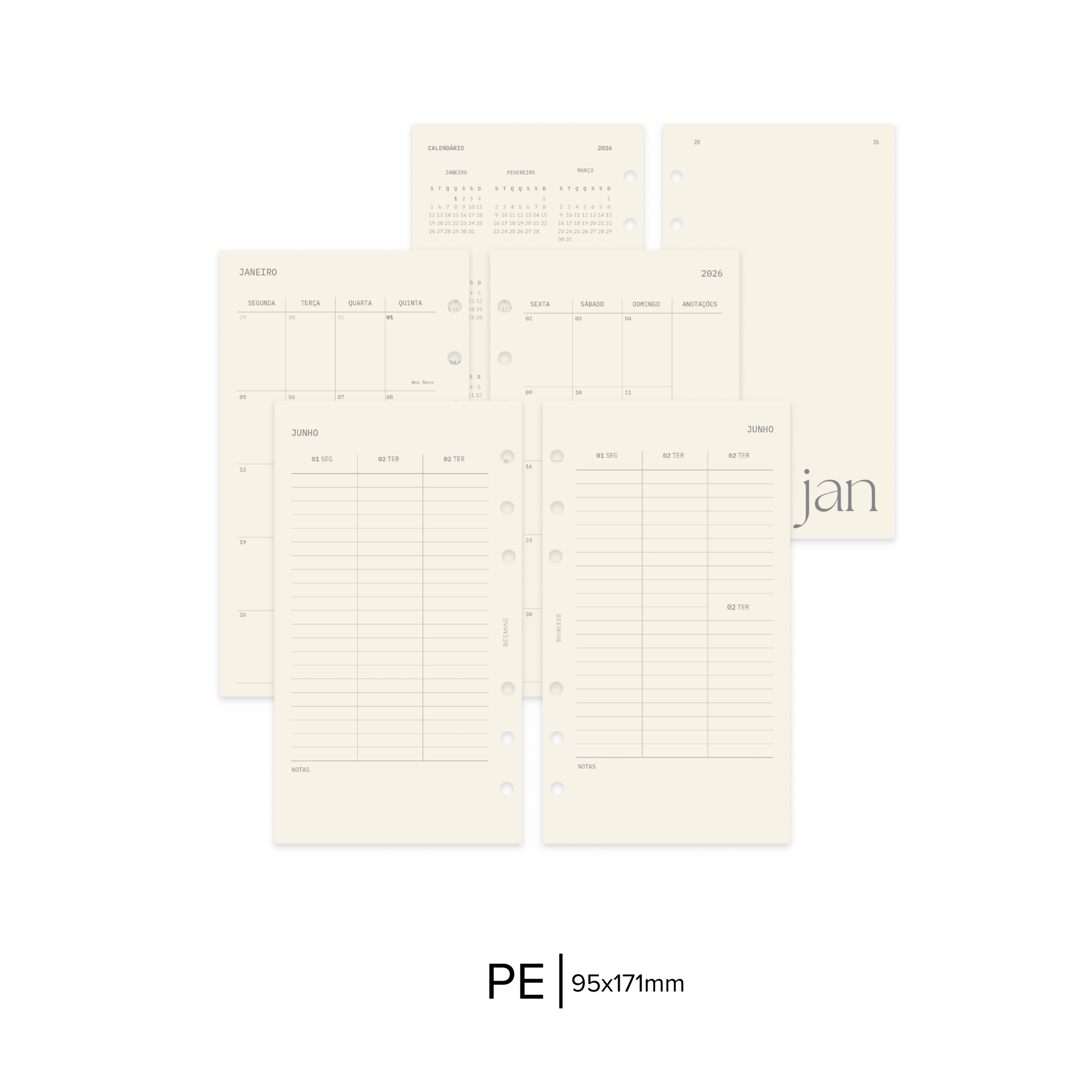 Refil Planner Datado 2026 |  PERSONAL