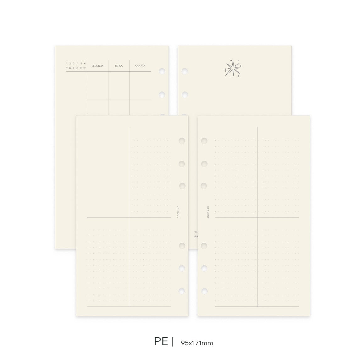Insert Planner Permanente | Quadrante Clean