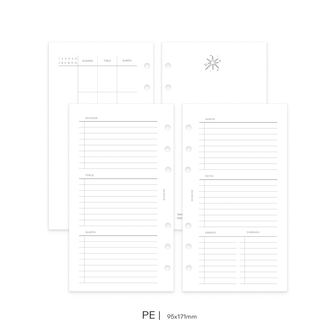 Insert Planner Permanente | Horizontal Check