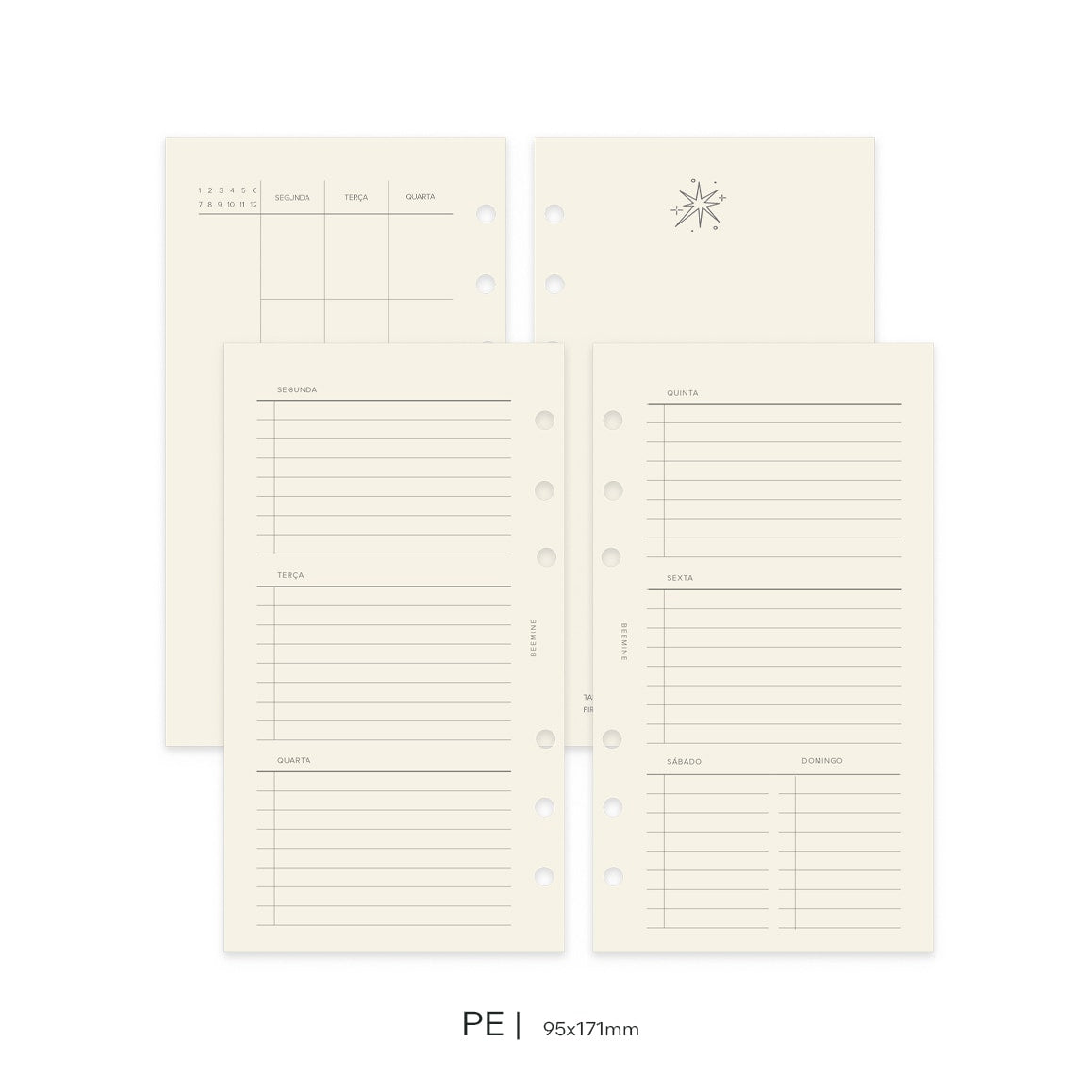 Insert Planner Permanente | Horizontal Check