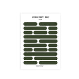 Adesivos Highlight Bar