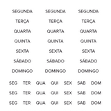 Adesivos Monthly