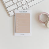 Sticky Notes Checklist│ Cappuccino