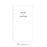 Dashboard Chapters