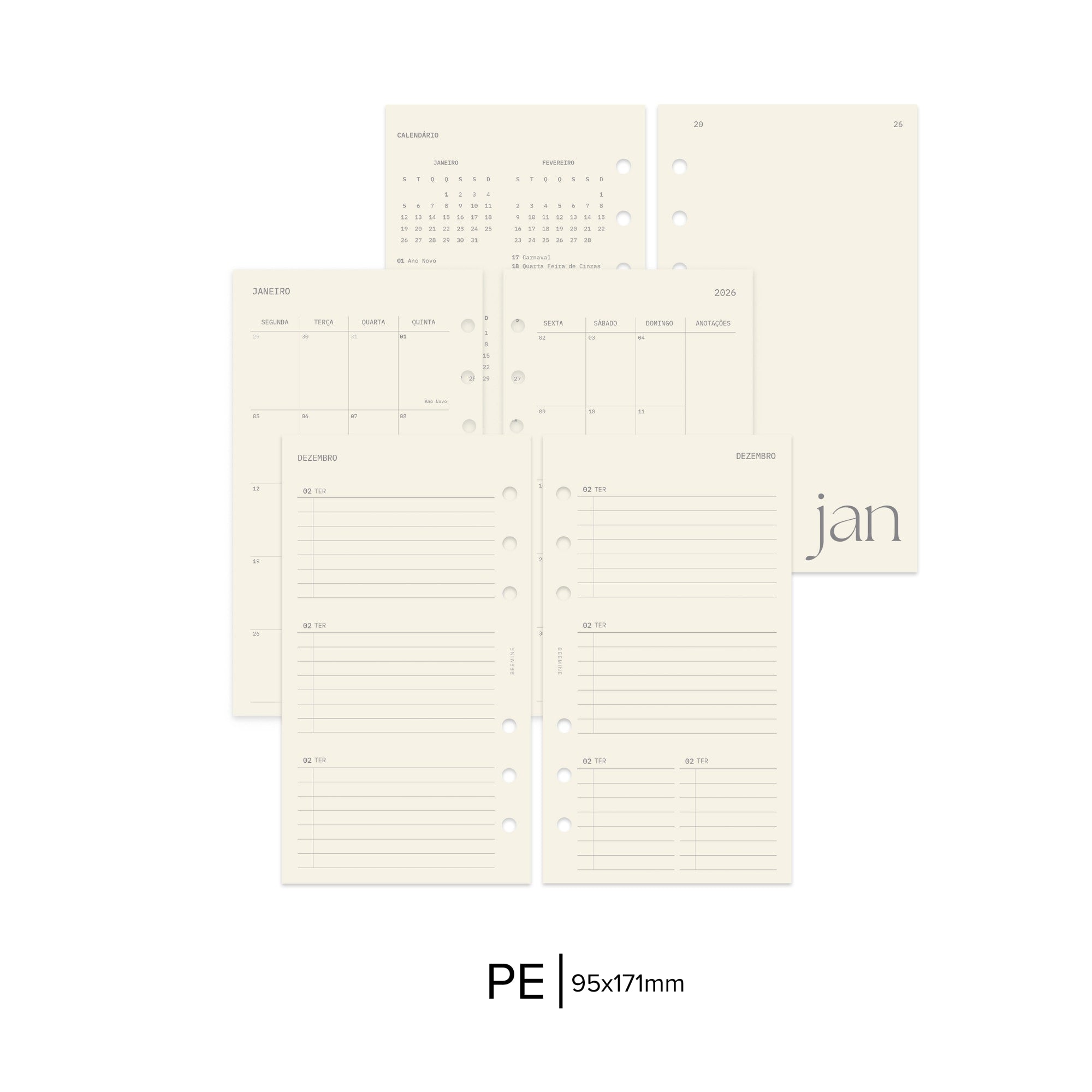 Refil Planner Datado 2026 |  PERSONAL