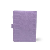 Binder Argolado Croco A5 | Lavender | IMPERFEITO