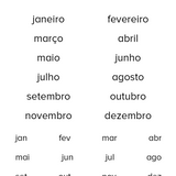 Adesivos Monthly